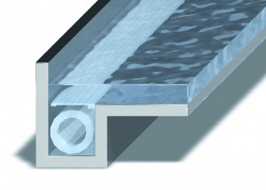 Rolladen im Beckenbodenschacht mit Verkleidung Image